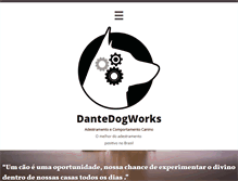 Tablet Screenshot of dantedogworks.com